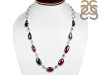Ruby Zoisite/Green Amethyst Necklace-NSL RZS-12-1