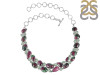 Ruby Zoisite/Green Amethyst Necklace-NJ RZS-12-3