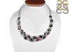 Ruby Zoisite/Green Amethyst Necklace-NJ RZS-12-3