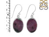 Ruby Zoisite Earring-E RZS-3-12