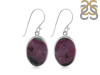 Ruby Zoisite Earring-E RZS-3-12