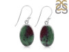 Ruby Zoisite Earring-E RZS-3-24