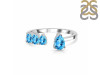Swiss Blue Topaz Ring SBTZ-RDR-2769.