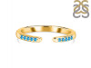 Swiss Blue Topaz Ring SBTZ-RR-325.