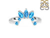 Swiss Blue Topaz Ring SBTZ-RR-378.