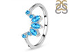 Swiss Blue Topaz Ring SBTZ-RR-378.