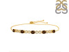 Smoky & White Topaz Bracelet With Adjustable Camera Lock SMY-RDB-126.