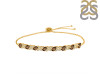 Smoky & White Topaz Bracelet With Adjustable Camera Lock SMY-RDB-128.
