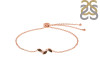 Smoky & White Topaz Bracelet With Adjustable Camera Lock SMY-RDB-143.
