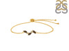 Smoky & White Topaz Bracelet With Adjustable Camera Lock SMY-RDB-143.
