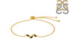 Smoky & White Topaz Bracelet With Adjustable Camera Lock SMY-RDB-143.