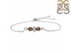 Smoky & White Topaz Bracelet With Adjustable Camera Lock SMY-RDB-146.