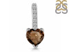 Smoky & White Topaz Pendant SMY-RDP-540.