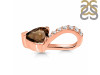 Smoky & White Topaz Pendant SMY-RDP-540.