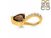 Smoky & White Topaz Pendant SMY-RDP-540.