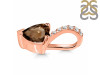 Smoky & White Topaz Pendant SMY-RDP-819.