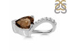 Smoky & White Topaz Pendant SMY-RDP-819.