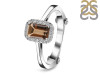 Smoky & White Topaz Ring SMY-RDR-1787.