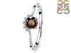 Smoky & White Topaz Ring SMY-RDR-1942.