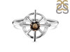 Smoky Dharma Wheel Ring SMY-RDR-2147.