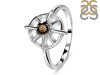 Smoky Dharma Wheel Ring SMY-RDR-2147.