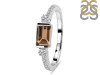 Smoky & White Topaz Ring SMY-RDR-2186.
