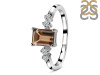 Smoky & White Topaz Ring SMY-RDR-2187.