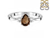 Smoky & White Topaz Ring SMY-RDR-2213.