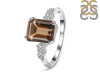 Smoky & White Topaz Ring SMY-RDR-2215.