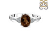 Smoky & White Topaz Ring SMY-RDR-2219.