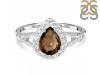 Smoky & White Topaz Ring SMY-RDR-2243.