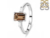 Smoky & White Topaz Ring SMY-RDR-2251.