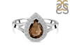 Smoky & White Topaz Ring SMY-RDR-2253.