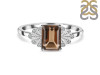 Smoky & White Topaz Ring SMY-RDR-2272.