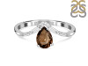 Smoky & White Topaz Ring SMY-RDR-2283.