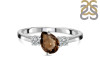 Smoky & White Topaz Ring SMY-RDR-2285.