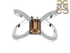 Smoky & White Topaz Ring SMY-RDR-2293.