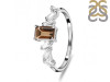 Smoky & White Topaz Ring SMY-RDR-2306.