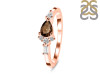 Smoky & White Topaz Ring SMY-RDR-2389.