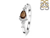 Smoky & White Topaz Ring SMY-RDR-2389.