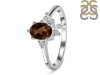 Smoky & White Topaz Ring SMY-RDR-2398.