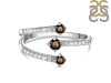 Smoky & White Topaz Ring SMY-RDR-2520.