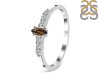 Smoky & White Topaz Ring SMY-RDR-2532.