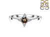 Smoky & White Topaz Ring SMY-RDR-2541.