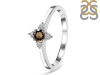 Smoky & White Topaz Ring SMY-RDR-2541.