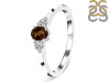 Smoky & White Topaz Ring SMY-RDR-2542.