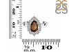 Smoky & White Topaz Ring SMY-RDR-2770.