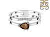 Smoky & White Topaz Ring SMY-RDR-2862.