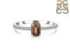 Smoky & White Topaz Ring SMY-RDR-3118.