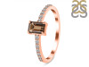 Smoky & White Topaz Ring SMY-RDR-3118.